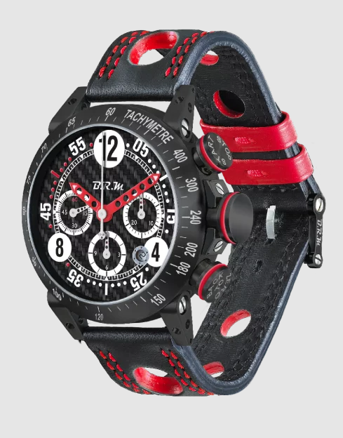 Review BRM Racing V8 watches for sale B.R.M V8-44-N Red Carbon Edition